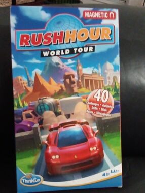 Magnetic Rush Hour World Tour  Game  Ages 8+ New in Box and Sealed Hours of Fun!